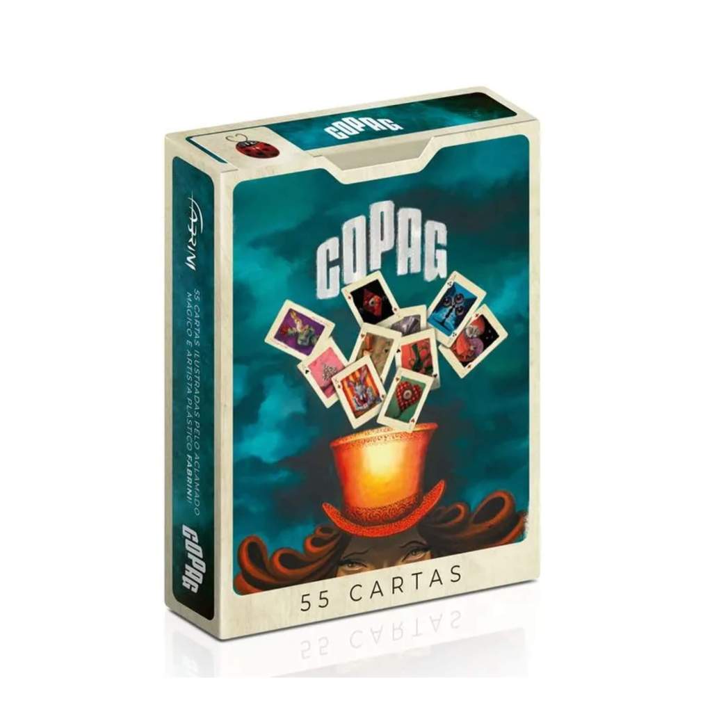 Baralho do Mágico Fabrini 55 Cartas Ilustradas Copag - 34922 em Oferta na Shopee