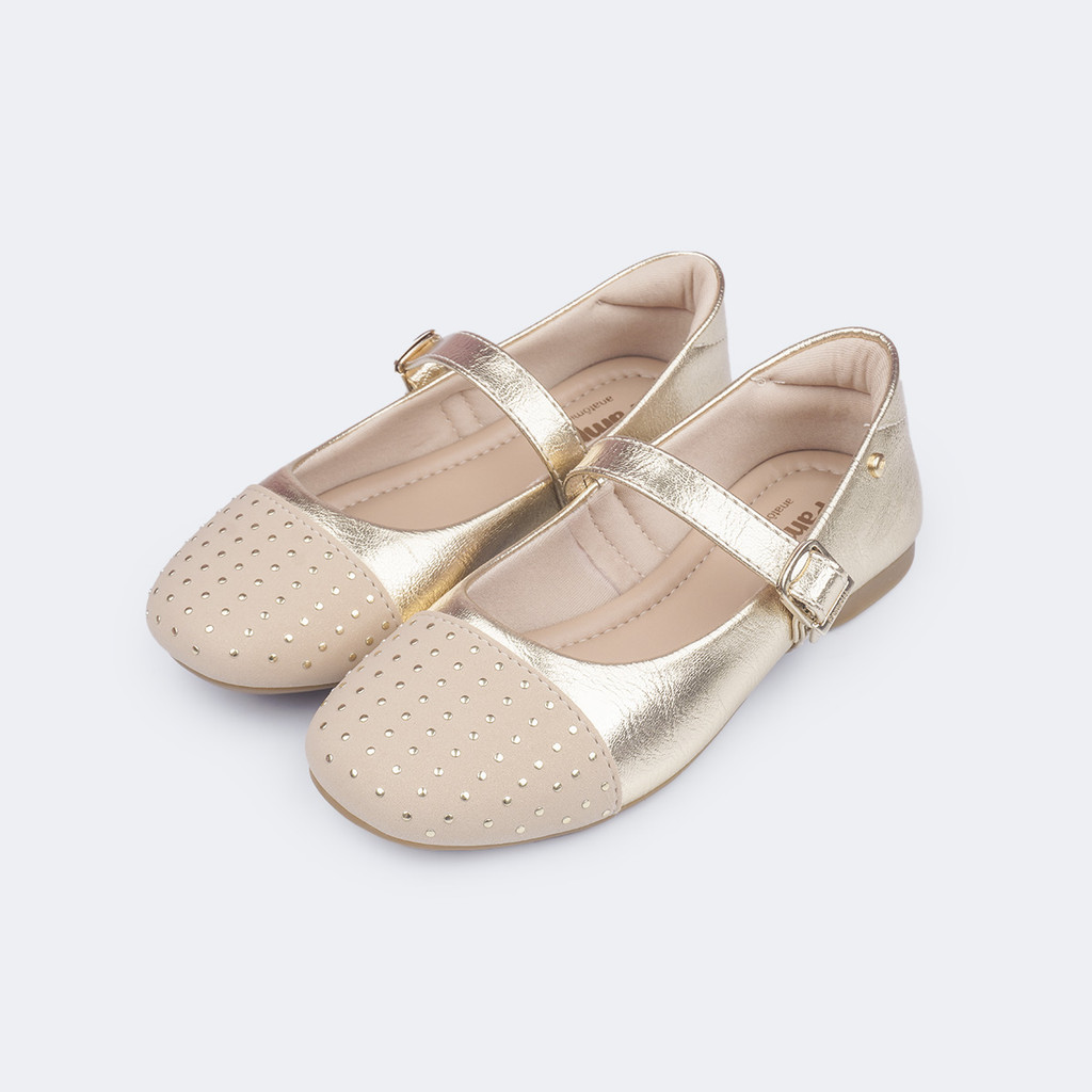 Sapatilha Infantil Bicolor Metalizada Pampili em Oferta na Shopee