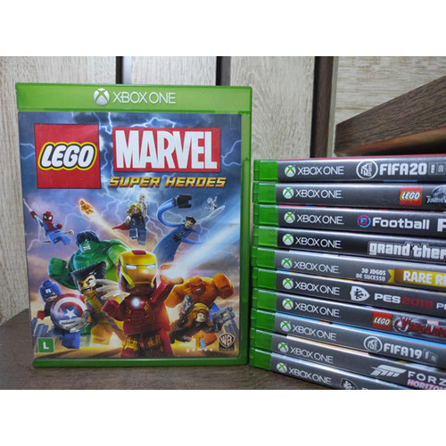 Jogo Lego Marvel Super Heroes Original Xbox One Midia Física