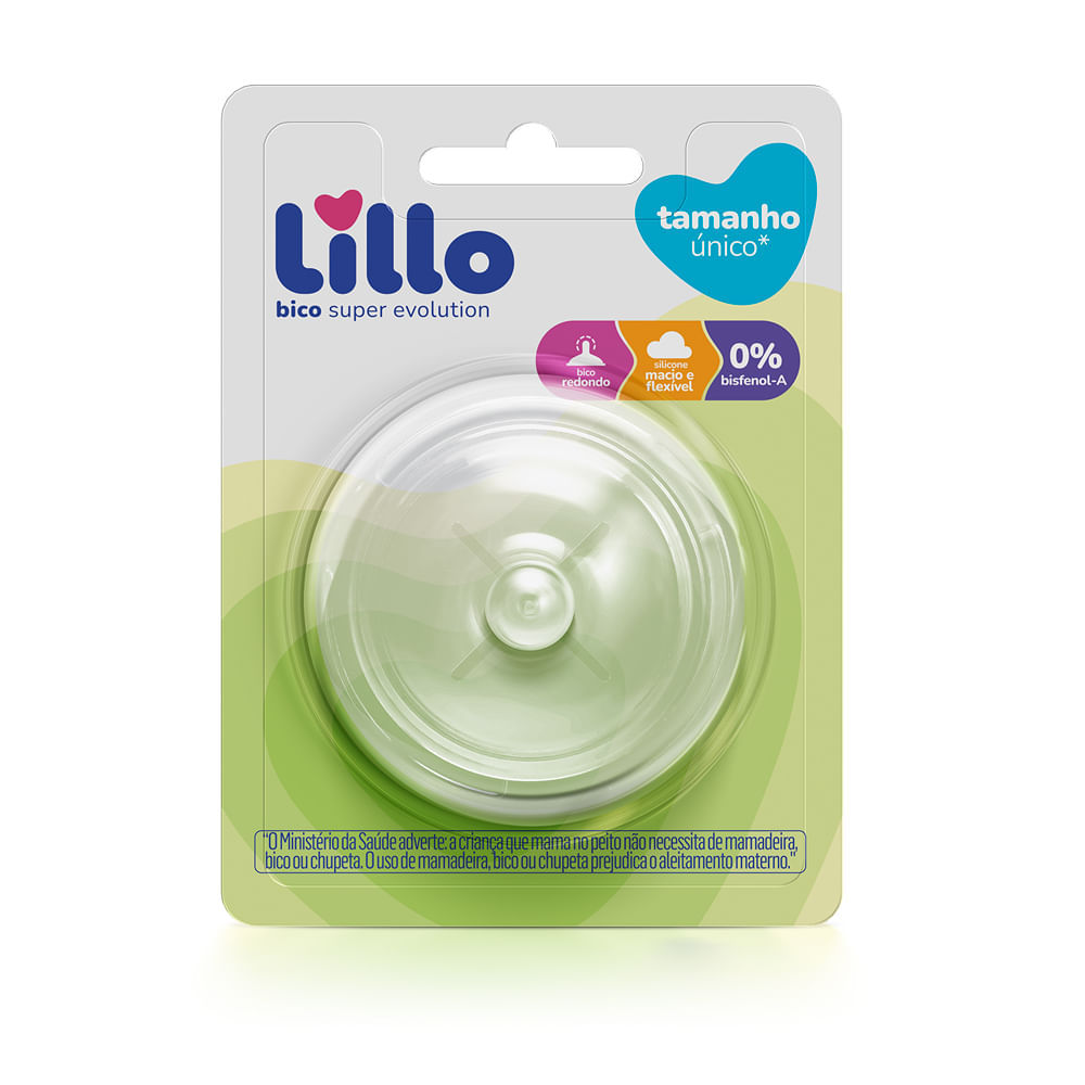 Bico de Mamadeira Lillo Super em Silicone com 1 Unidade em Oferta na Shopee