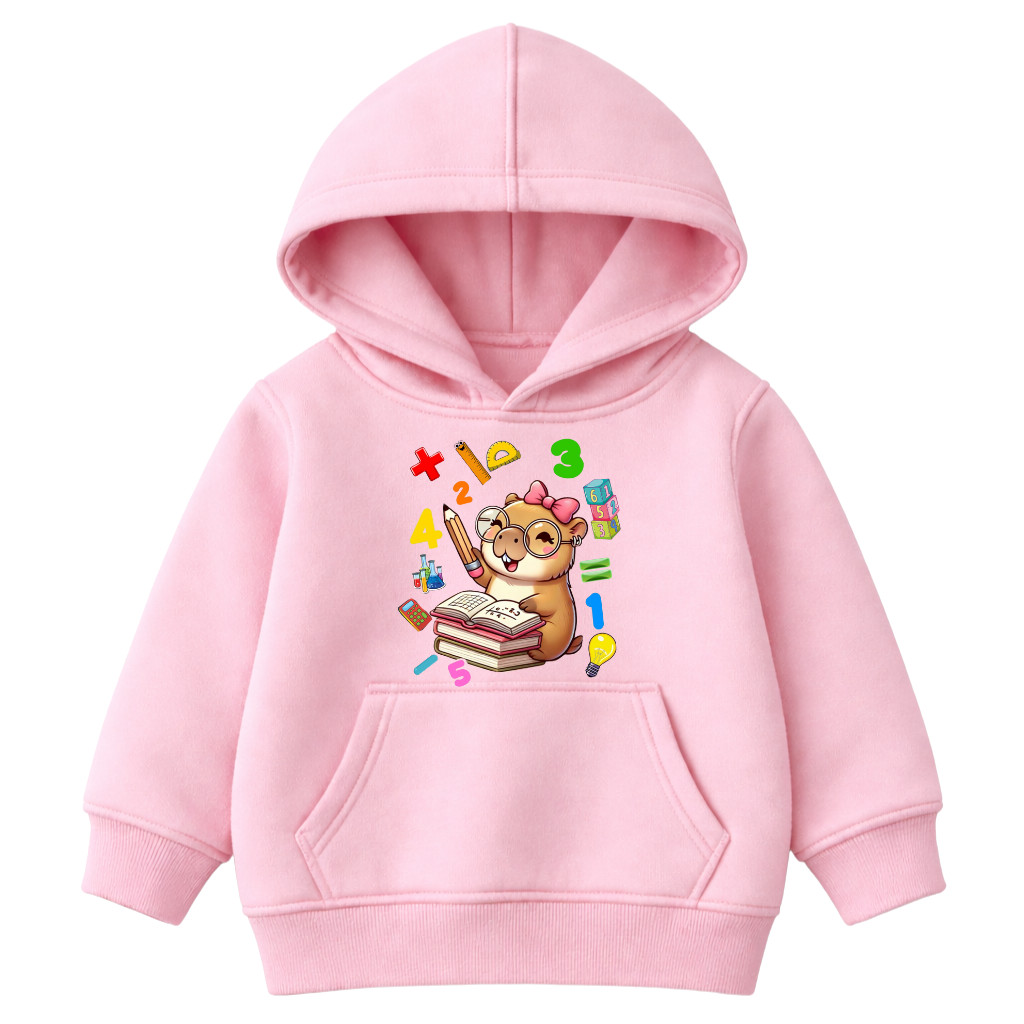 Moletom Infantil Capivara Divertida 1,2,3 – Blusa Infantil Estampada Fofa e Confortável