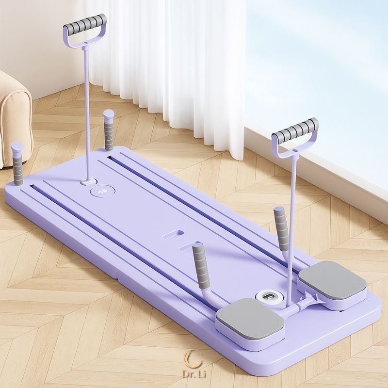 Prancha Extensora Dobravel Para Pilates Abdominal Multifuncional Treino Em Casa