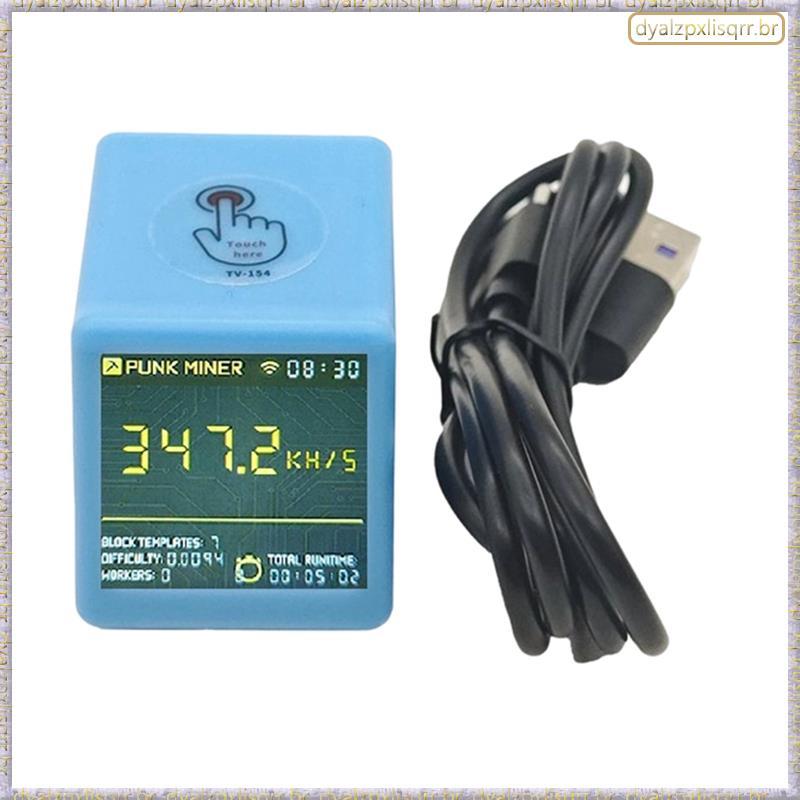 [Fsp] Nm Tv Smart 347kh/s Melhor NerdminerV2 Btc Solo Miner Relógio de Mesa Casa Inteligente Mineiro Silencioso — R$ 118,60 em Shopee