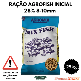 Ração de Peixe Agro Fish 28% Crescimento e Engorda – 25kg (8–10mm)
