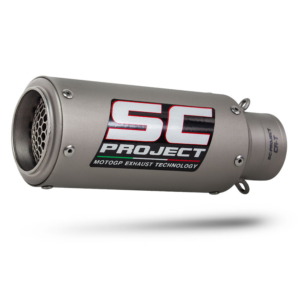 Silenciador De Escapamento De Projeto SC De Titânio Moto 60mm Tubo Traseiro De Escape Para R3 CB650R GSXR600 Tiger 660