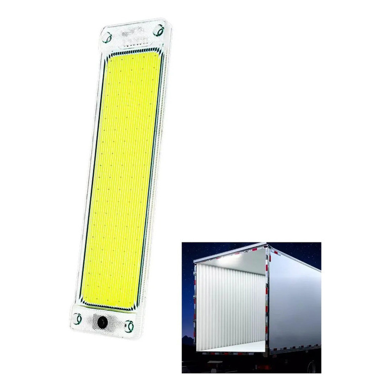 Luminaria Barra Led 30cm Caminhão Universal 12v 24v Bau