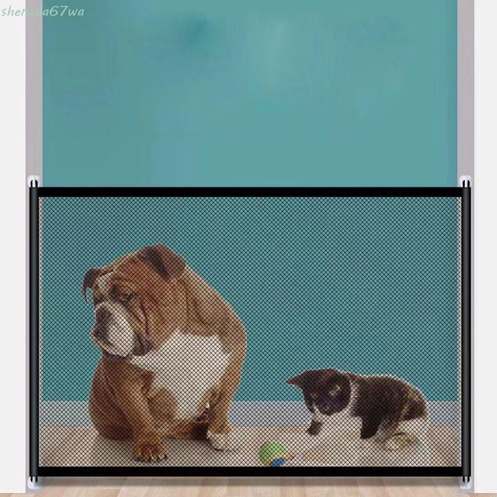 SHENGDA Pet Gate Segurança Malha Destacável Interior Ao Ar Livre Produto De Cuidados Seguros Cerca Protetora Cercas De B