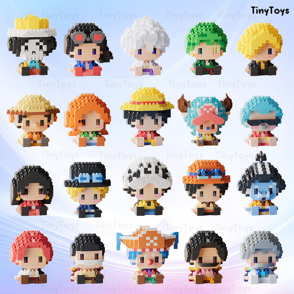Mini Blocos de Montar Figura Colecionável Brinquedo Criativo para Montagem e Decoração — imagem 2 de 2
