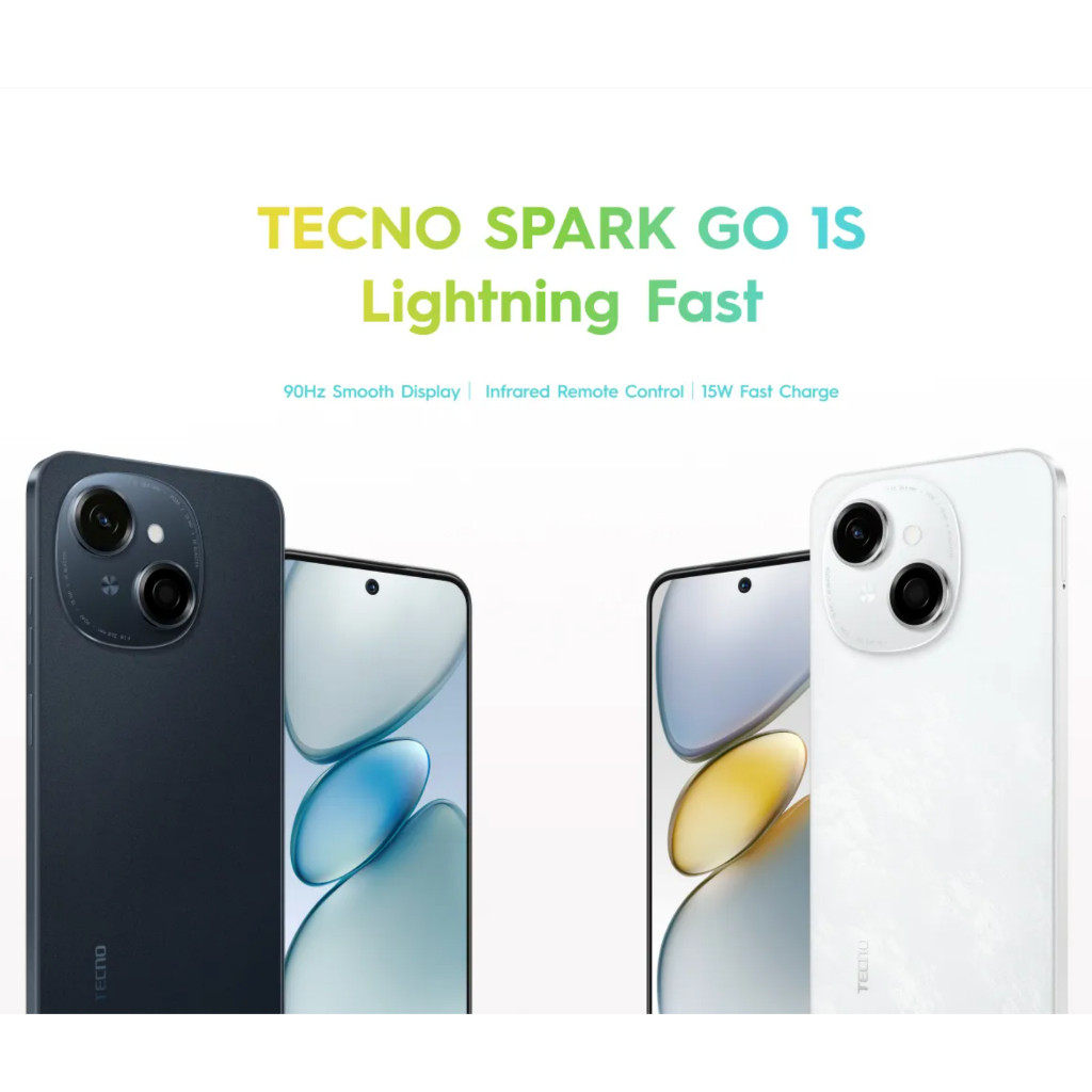 Celular Tecno Spark Go 1S 4G 64GB 3GB Bateria 5000MAH 120HZ IP54 smartphone VERSÃO GLOBAL