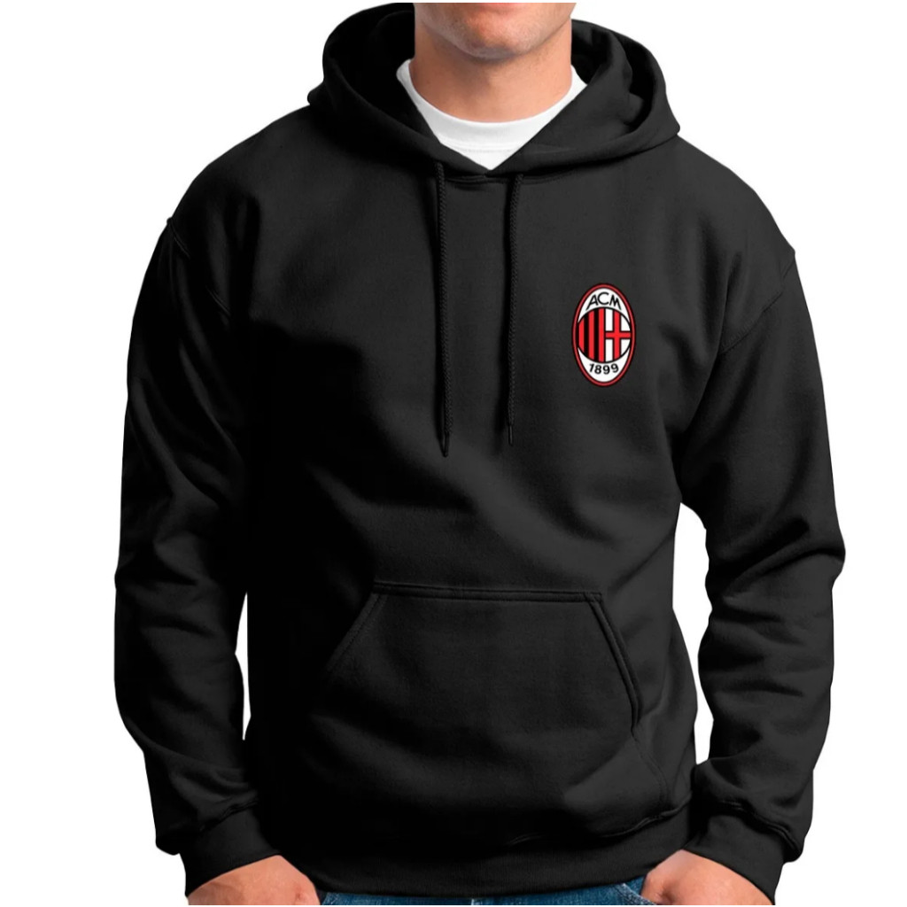 Moletom do Millan Masculino Premium Blusa de Frio Esportiva Confortável Flanelada Modelo Canguru Com Bolso e Capuz!