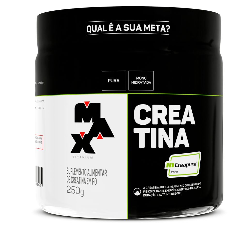 Creatina Creapure Pote  250g - Max Titanium