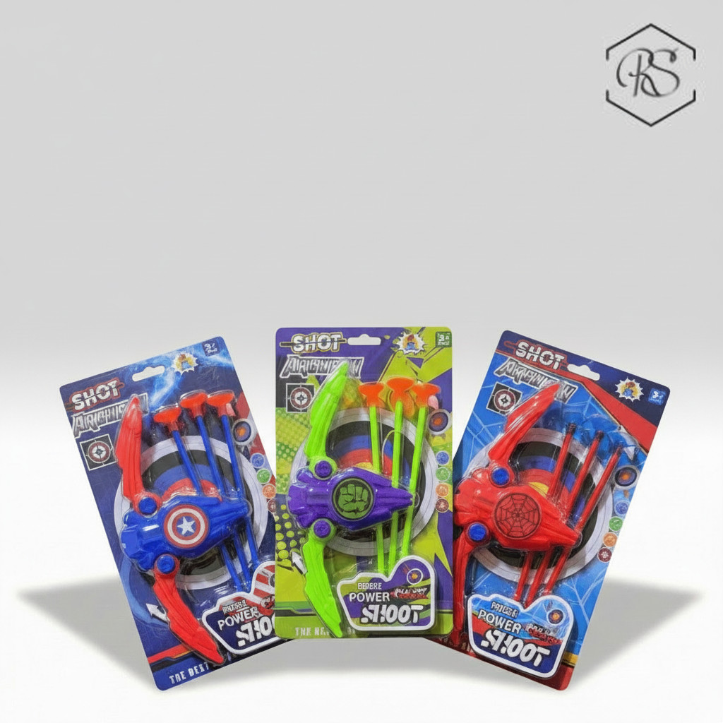 Arco e Flecha Infantil com Ventosa Kit Tiro ao Alvo Brinquedo Educativo