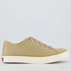 Tênis Coca Cola Stream Canvas Feminino Bege e Off White