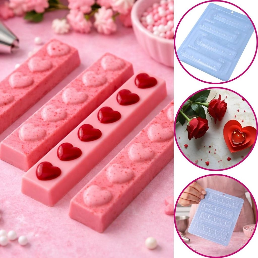 1~5 FORMA BWB BARRINHA DO AMOR ESPECIAL SILICONE BWB 10634 (CHOCO)