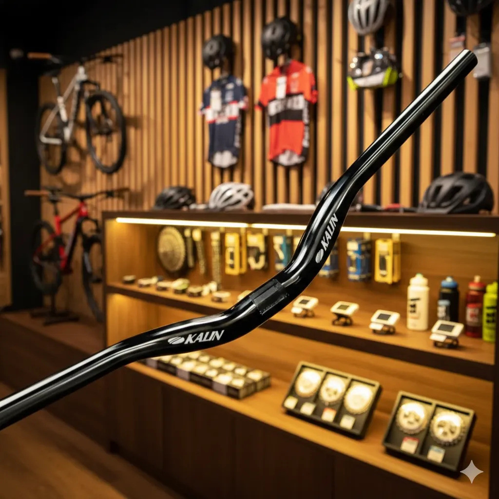 Guidão Voador Kalin 31.8x680mm Aço Reforçado Alto 25mm Bike MTB Grau Wheeling Resistente Original