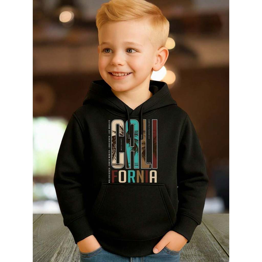 Moletom Infantil Blusa de Frio Agasalho Flanelado Peluciado Bolso Canguru Estampado Streetwear Casual Estiloso - Mini Lu