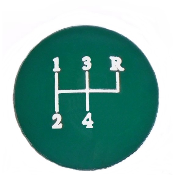 BOLA DE CÂMBIO 4 MARCHAS VERDE MILITAR A10 C10 D10 F100 JEEP RURAL F75 MAVERICK DODGE