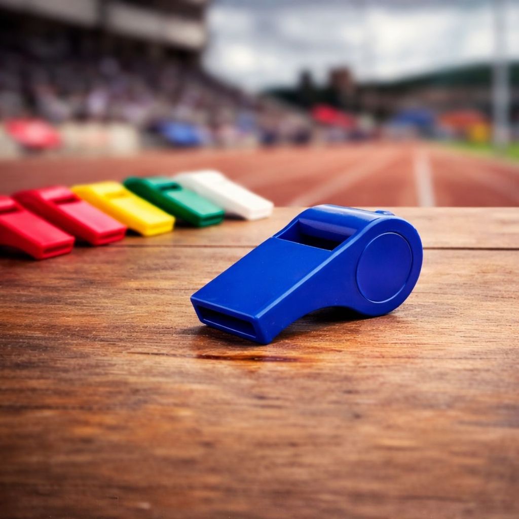 Apito Plástico Colorido Futebol Esportes Treinamento Festas - 10 a 60 un