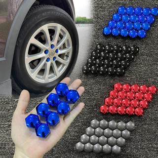 20 Pcs 17mm Plástico Para Rodas De Carro Tampas De Parafusos Porcas Protetores De Cubo De Roda Automático Estilo Anti-Fe