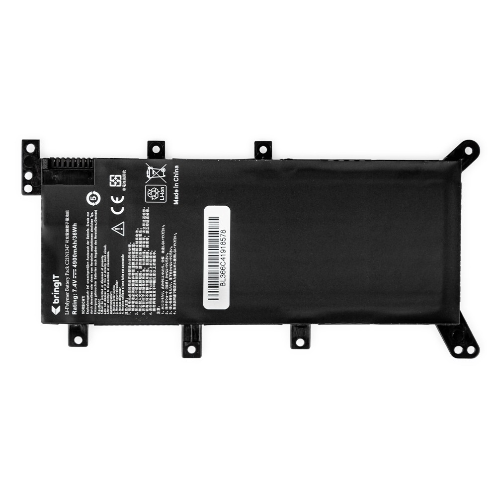 Bateria para Notebook Asus Part Number C21N1347 4900 mAh em Oferta na Shopee