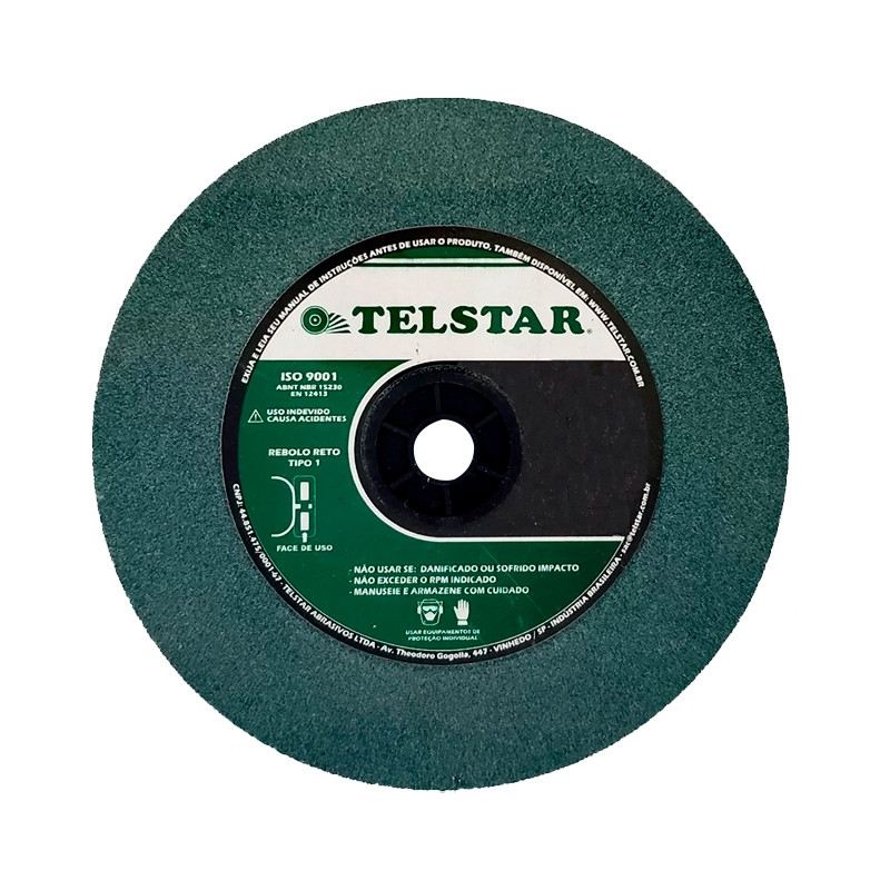 Rebolo Telstar para Widea 6X 3/4 Tipo 1 Alta Qualidade Resistente Ideal para Afiação Imperdível