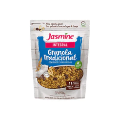 Jasmine Granola tradicional com coco e uvas-passas 250g