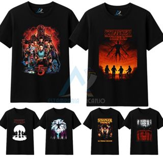 Camiseta Stranger Things 5 Masculina Feminina 100% Algodão Adulto e Infantil em Oferta na Shopee