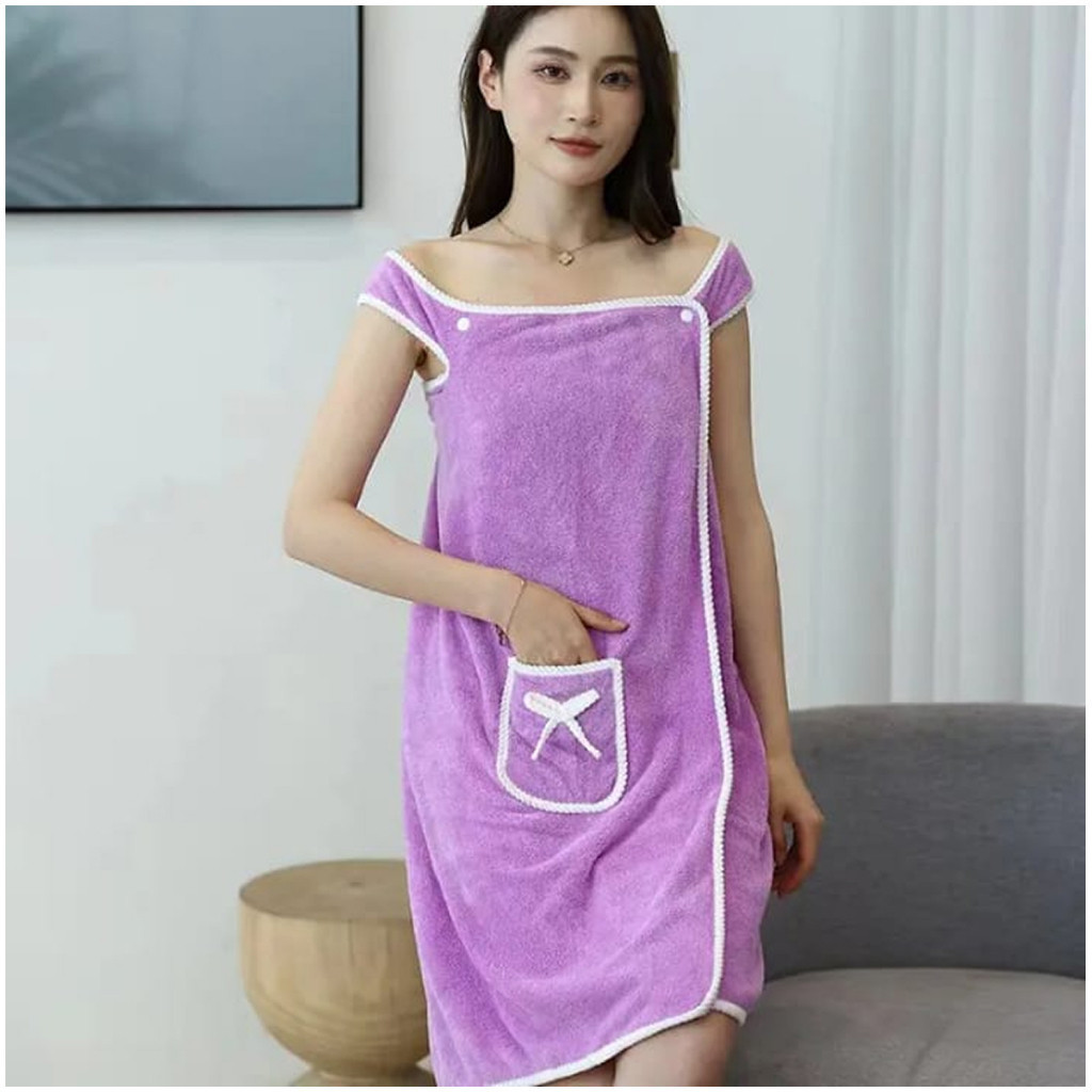 Roupão toalha Banheiro vestido feminino chuveiro feminino toalha de banho macia para adultos senhora têxteis pa