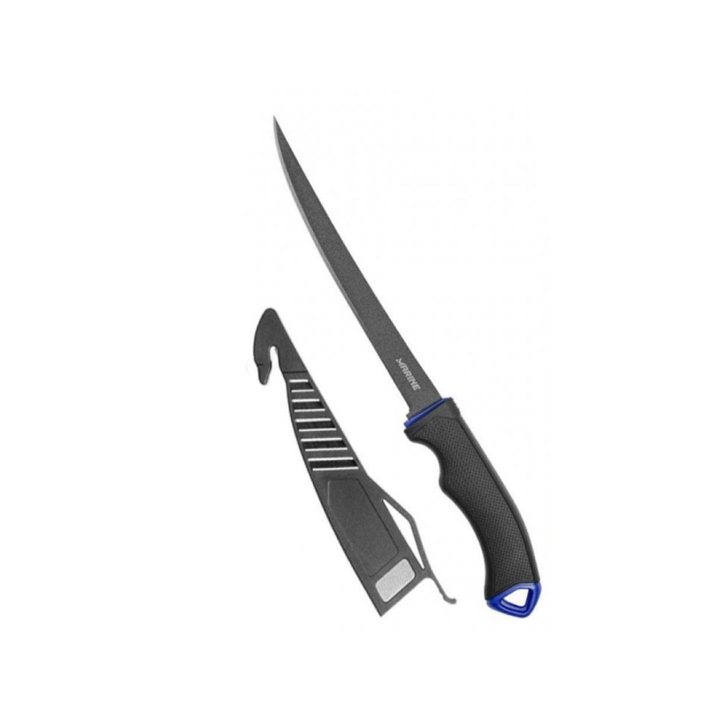 Faca Fileteira Marine Sports Fillet Knife MFK9T 9" 35cm Aço Inox Teflon