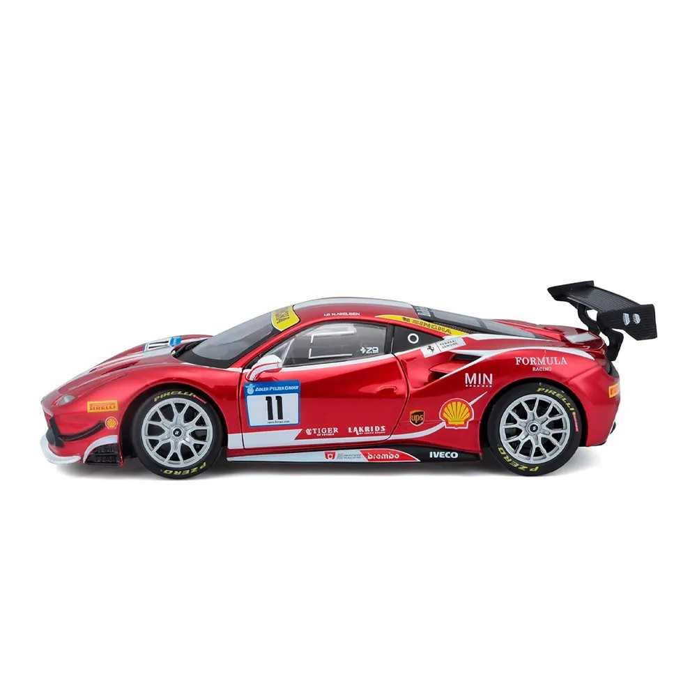 Miniatura Carro Ferrari 488 Challenge Racing Bburago