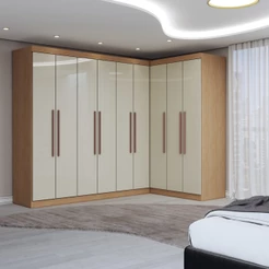Guarda-Roupa Casal Modulado Odisseia 9 Portas 2 Gavetas - Panorama Móveis