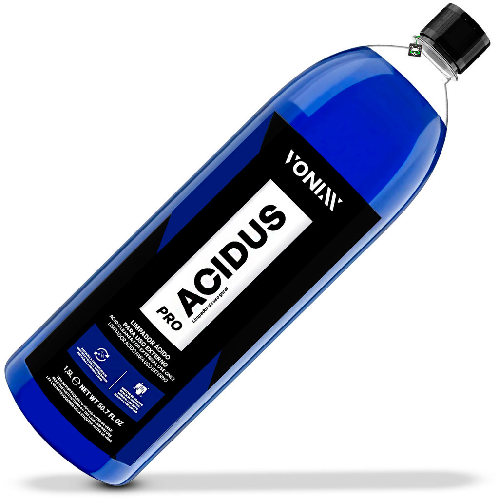 Multilimpador Ácido Automotivo Ultra Concentrado Acidus Pro Rodas Chassis Metais 1,5L Vonixx em Oferta na Shopee