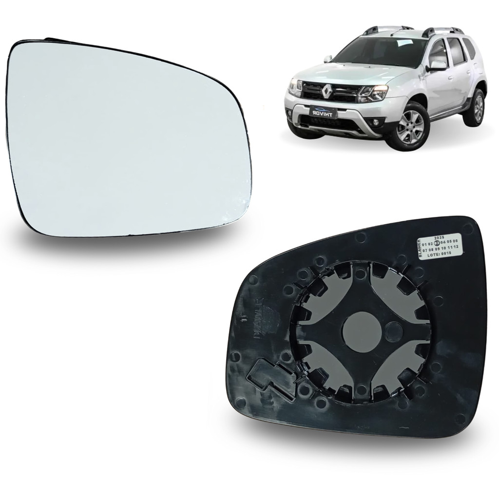 Vidro Lente Retrovisor Direito BLAWER para Duster 2011 até 2013 em Oferta na Shopee