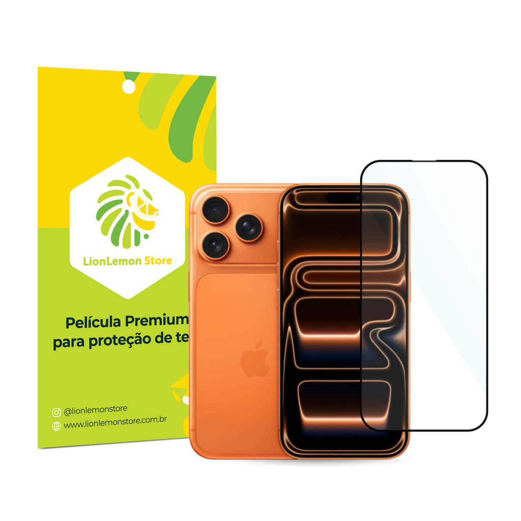 Película de Vidro Ultrashield LionLemon para iPhone 17 Pro