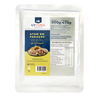Atum Uytuna Uruguaio Em Pedaços Em Pouch 500g em Oferta na Shopee