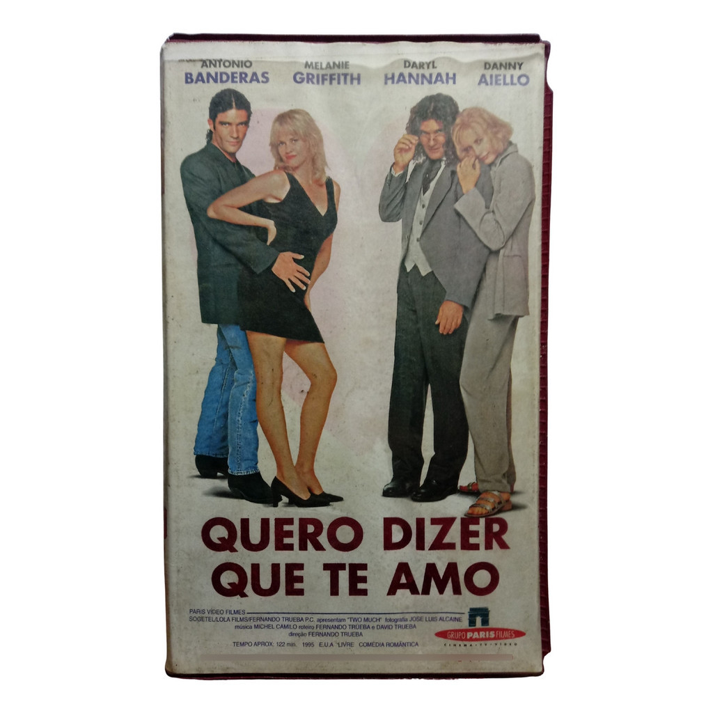 Vhs Quero Dizer Que Te Amo - Antonio Banderas