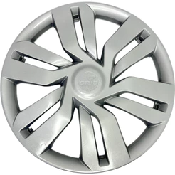 01 Calota Fit City Aro 15 Prata Roda Ferro 2015 2016 2017 2018