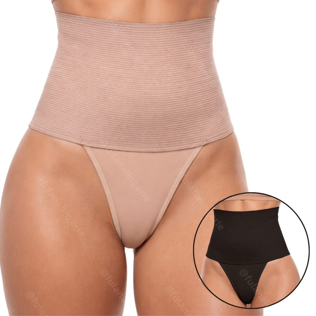 Calcinha Cinta Modeladora Cintura Alta 18cm Reduz Medidas Compressão - Cinta18 em Oferta na Shopee