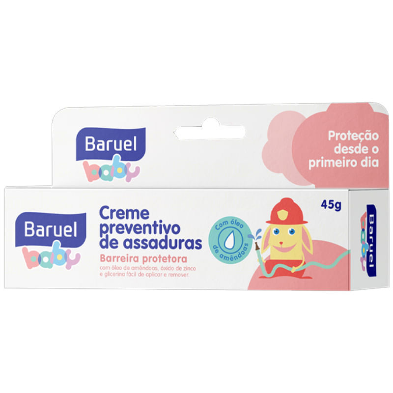 Pomada Para Assadura Baruel Baby Amêndoas 45g
