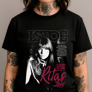 Camiseta Unissex Rita Lee Algodão Camisa Masculina Blusa Feminina em Oferta na Shopee