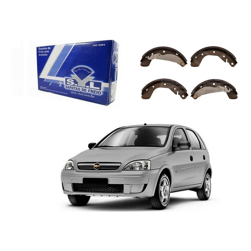 Sapata De Freio Corsa Novo 1.0 2002 A 2012 em Oferta na Shopee