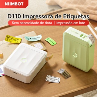 NIIMBOT D110 Impressora de Etiquetas Inteligente Térmica Bluetooth Impressora sem Tinta para iOS Android em Oferta na Shopee