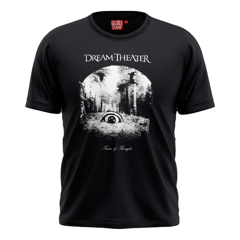 Camiseta De Algodão Banda Dream Theater Train Of Thought