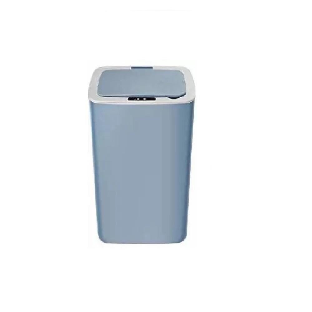 LIXEIRA AUTOMATICA SENSOR INTELIGENTE 14 LITROS CESTO LIXO AZUL COZINHA BANHEIRO MODERNA MULTIUSO