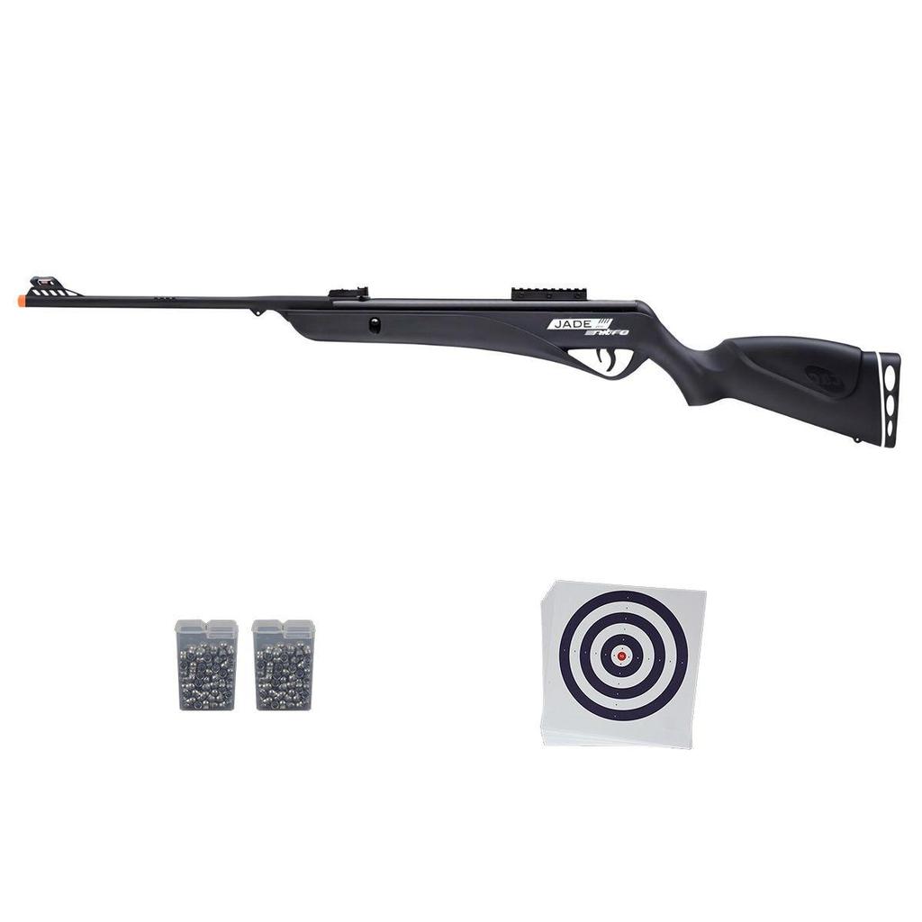 Carabina de Pressão Jade Pro Nitro Preta 4.5mm - CBC + Acessórios em Oferta na Shopee