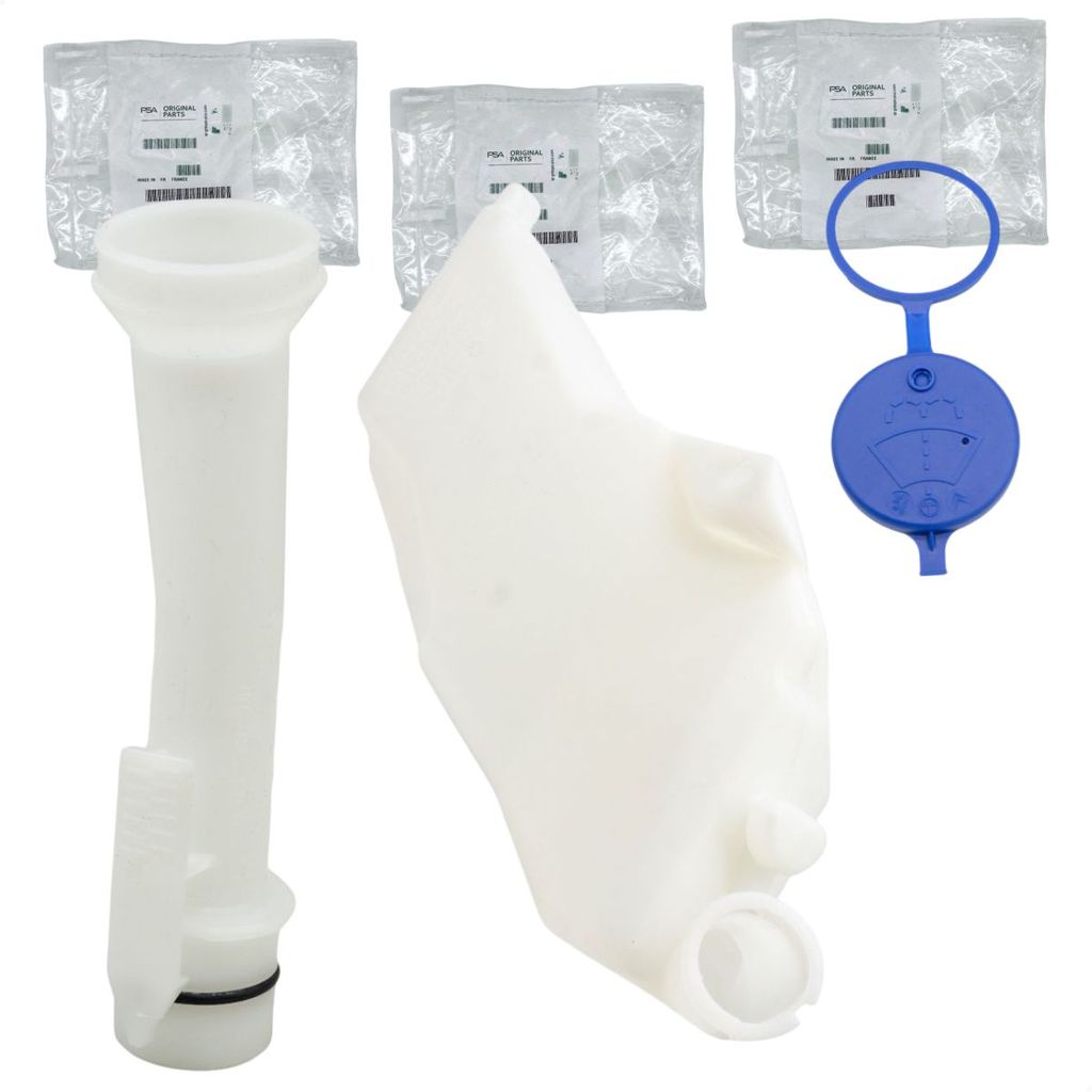 Kit Reservatório Gargalo Tampa Esguicho Citroen C3 C4 C5 Aircross Xsaro Picasso Berlingo Peugeot 206 207 208 306 307 308