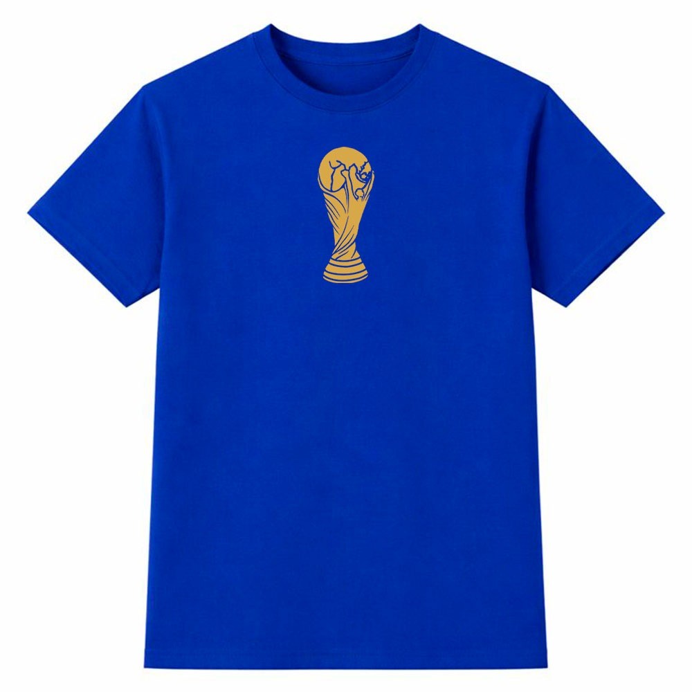 Camiseta Masculina 100% Algodão Camisa Copa do Mundo Futebol Brasil Mundial Torcida Casual Diaria