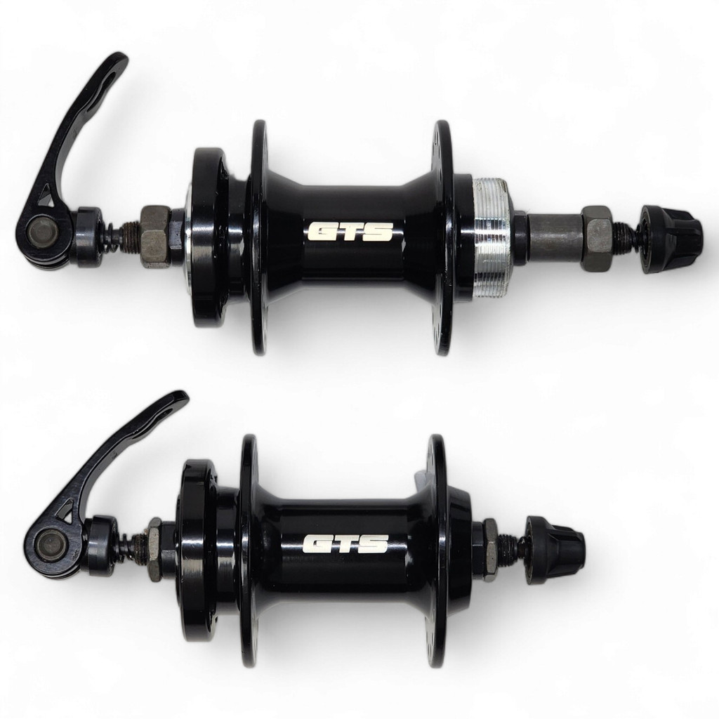 Par de Cubos GTS Catraca Rosca C/ Blocagem Disco Aluminio 36F Preto em Oferta na Shopee