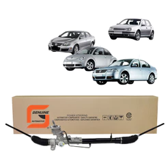 Caixa Direcao Hidraulica Nova Vw Golf Audi A3 Beetle 99 Bora Jetta Hidraulico 1998 a 2011 Com Axial