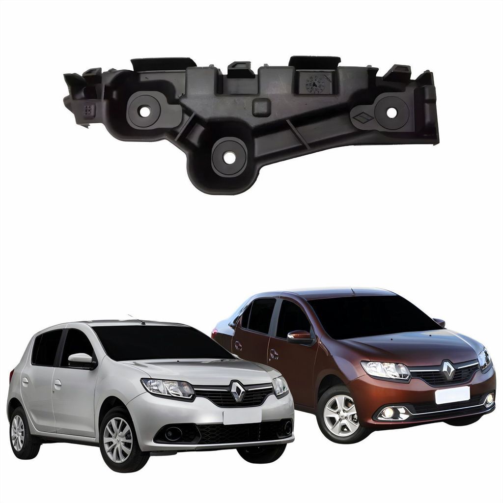 Guia Parachoque Renault Logan Sandero 2014 A 2019 LD Passageiro